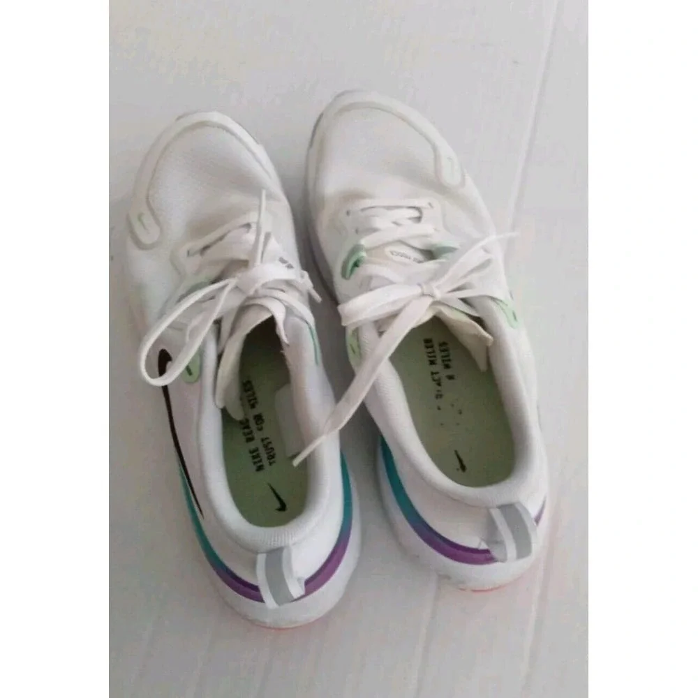 Nike React Miler White Teal Purple Running Shoes CW1778-103
